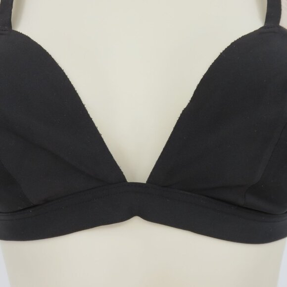 Victorias Secret Womens Small Black Mesh Plunge Bralette 24492967 Nylon Blend - Picture 3 of 15